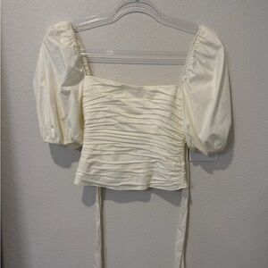Reformation Puff Sleeve Top